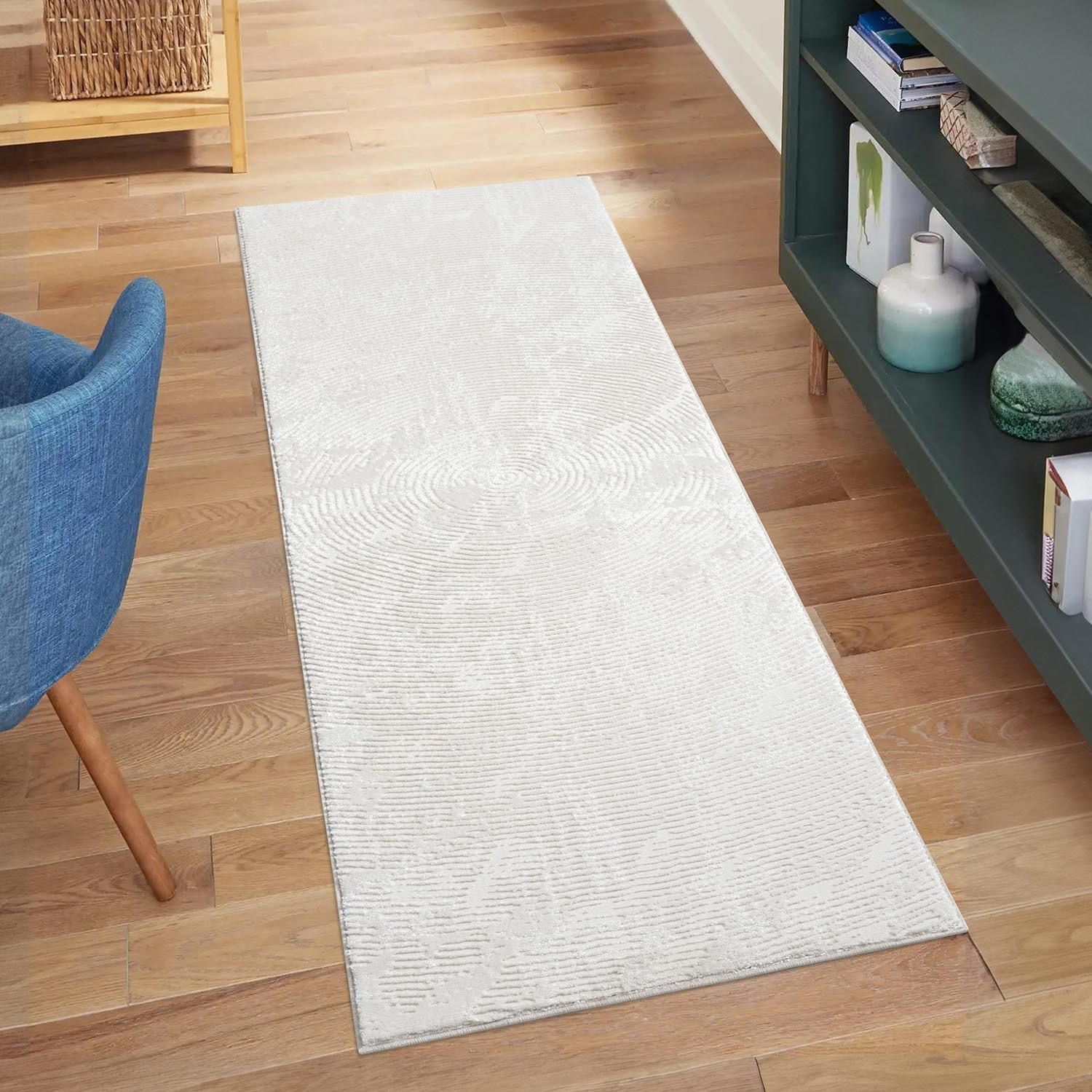 KURZFLOR-TEPPICH Antik 481 Creme 80x300 cm - Creme, Textil (80/300cm) - carpet city