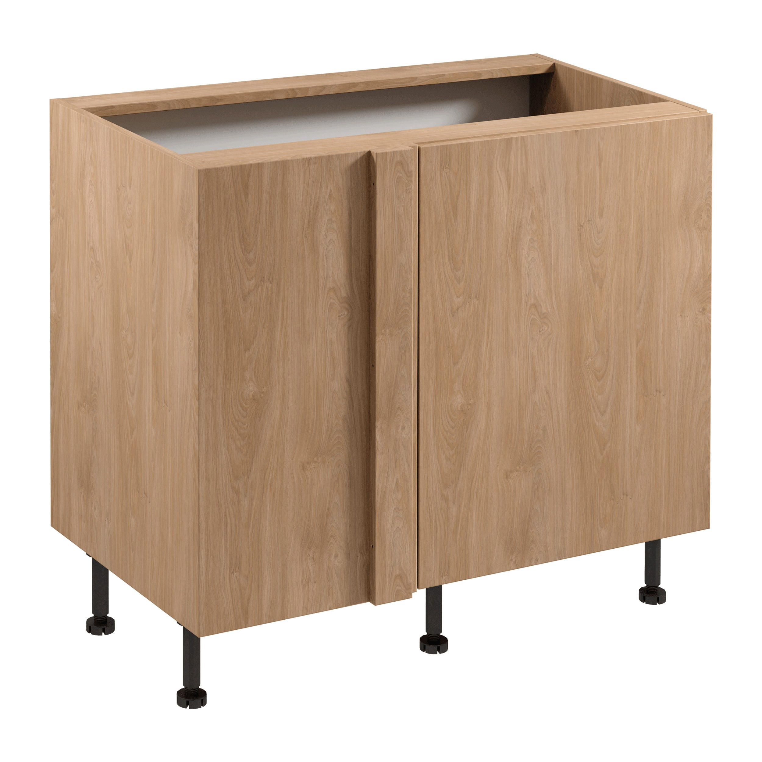 ECKUNTERSCHRANK D100N P/L – Sorento – Gerade mit Blindteil – Sonoma Eiche - Sonoma Eiche, Holzwerkstoff (100/87/56cm) - ROYAL24_MARKT