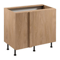 ECKUNTERSCHRANK D100N P/L – Sorento – Gerade mit Blindteil – Sonoma Eiche - Sonoma Eiche, Holzwerkstoff (100/87/56cm) - ROYAL24_MARKT