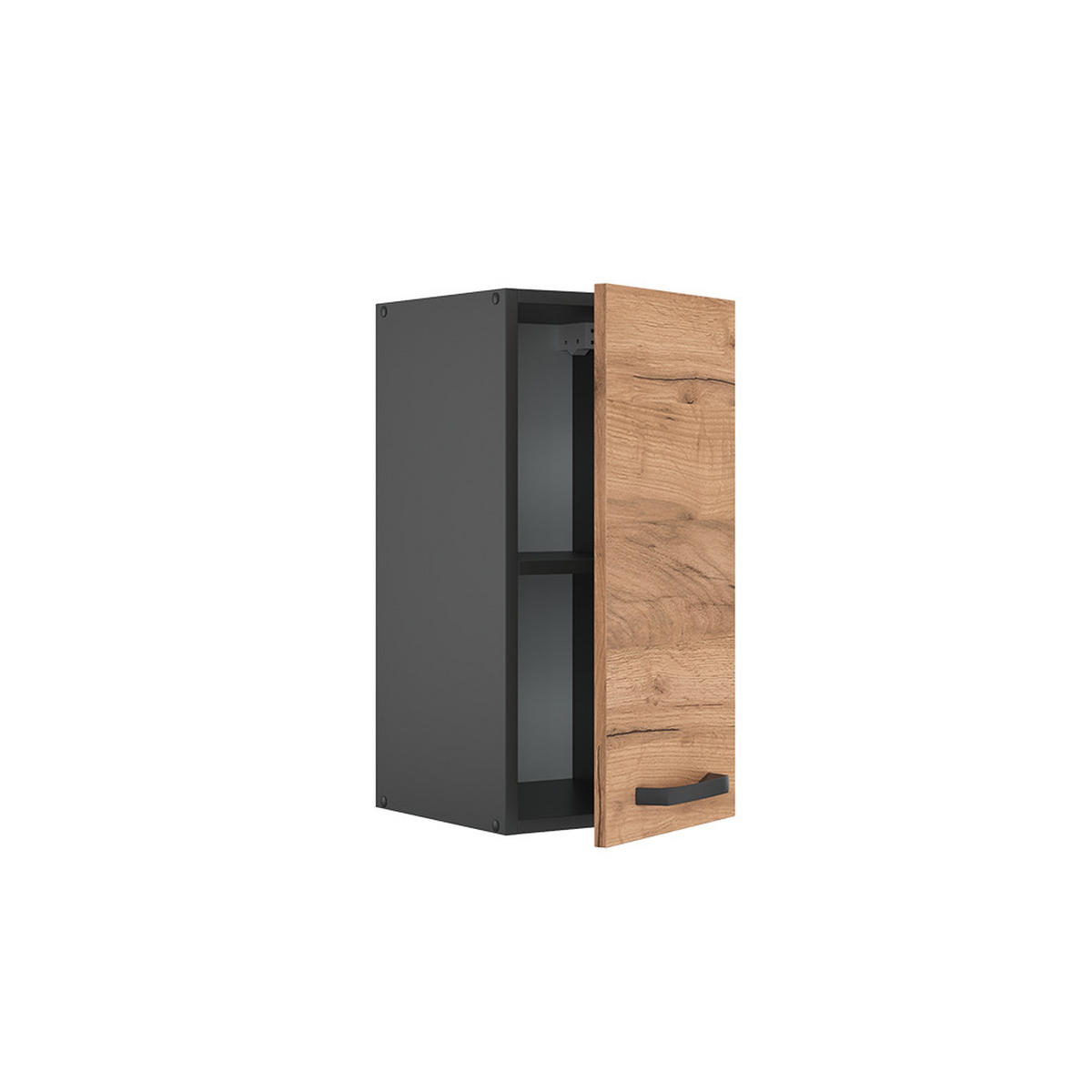 HÄNGESCHRANK R-Line Goldkraft Eiche 30 cm - Honigeiche/Anthrazit, Holzwerkstoff (30/60/31cm) - Vicco