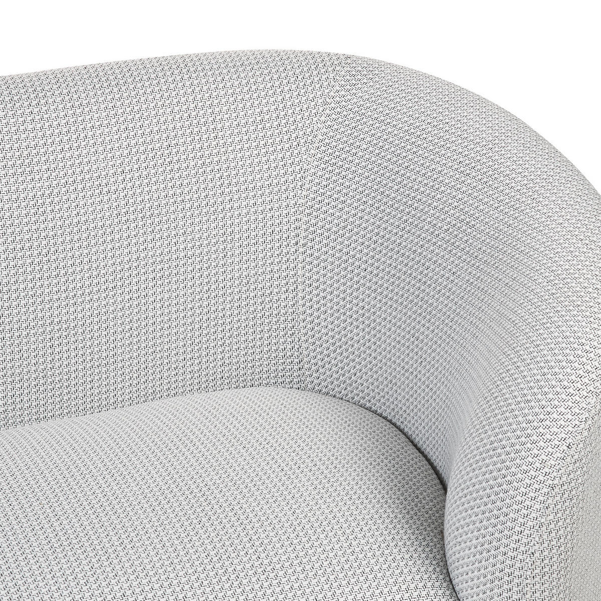 2-SITZER-SOFA Polsterbezug Weiß Loen - Weiß, Textil (155/79/70cm) - Beliani