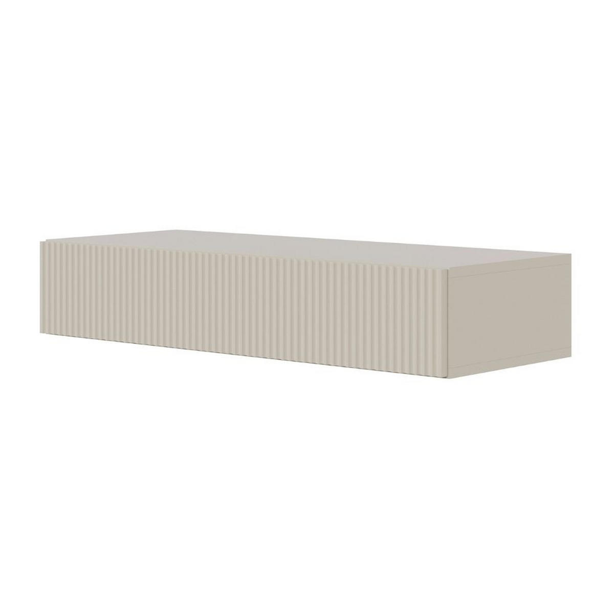 KONSOLENTISCH Veldio Graubeige 90 cm - Greige, Holzwerkstoff (35.6/90/17cm) - Selsey