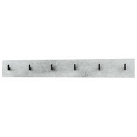 GARDEROBENPANEEL Linea Beton Oxid Optik - Hellgrau, Holzwerkstoff (110.5/14.5/3.5cm) - Vladon