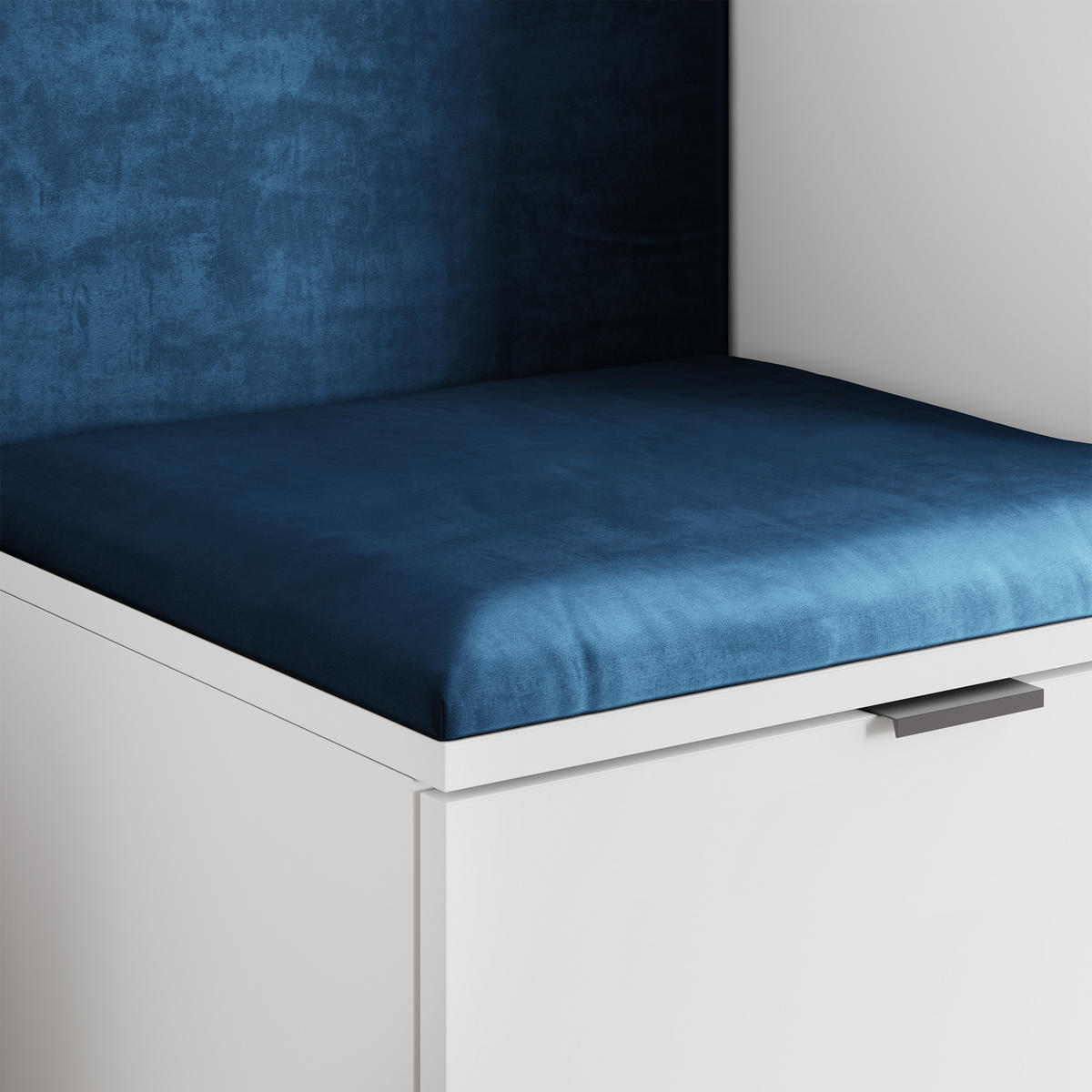 GARDEROBENSCHRANK VIRA 95/181/51 cm Modern Garderobe-Set Kaschmir - Kaschmir/Blau, Holzwerkstoff (95/181/51cm) - MASSENO