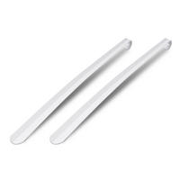 SCHUHLÖFFEL Metall 79cm 2er-Pack Weiß - Weiß, Metall (4/0.2/57cm)