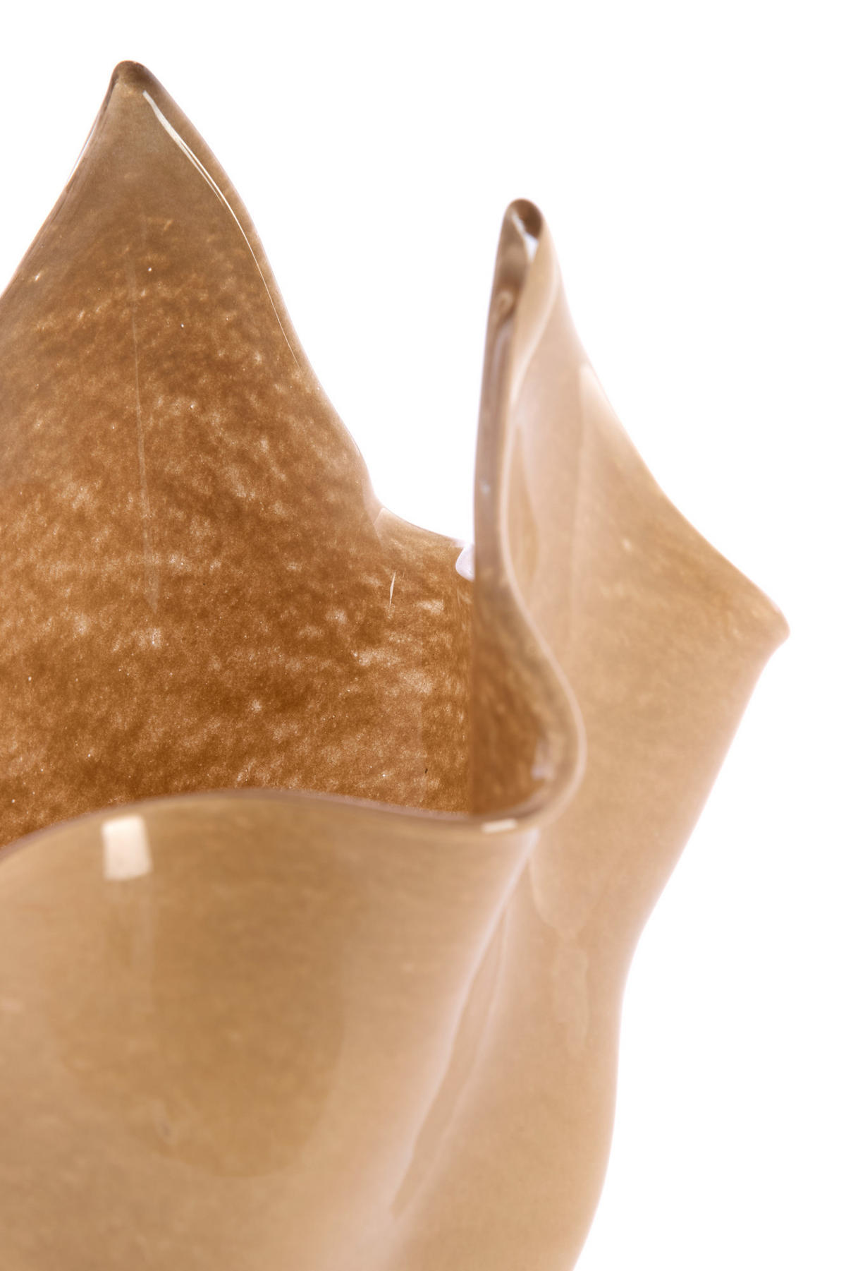 VASE Aiora Braun Ø42/53 cm - Braun, Glas (42/53cm) - Light & Living