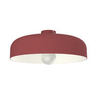 DECKENLEUCHTE Tuzzi - Samtahornfarben, Metall (40/40/12cm) - Lumicom