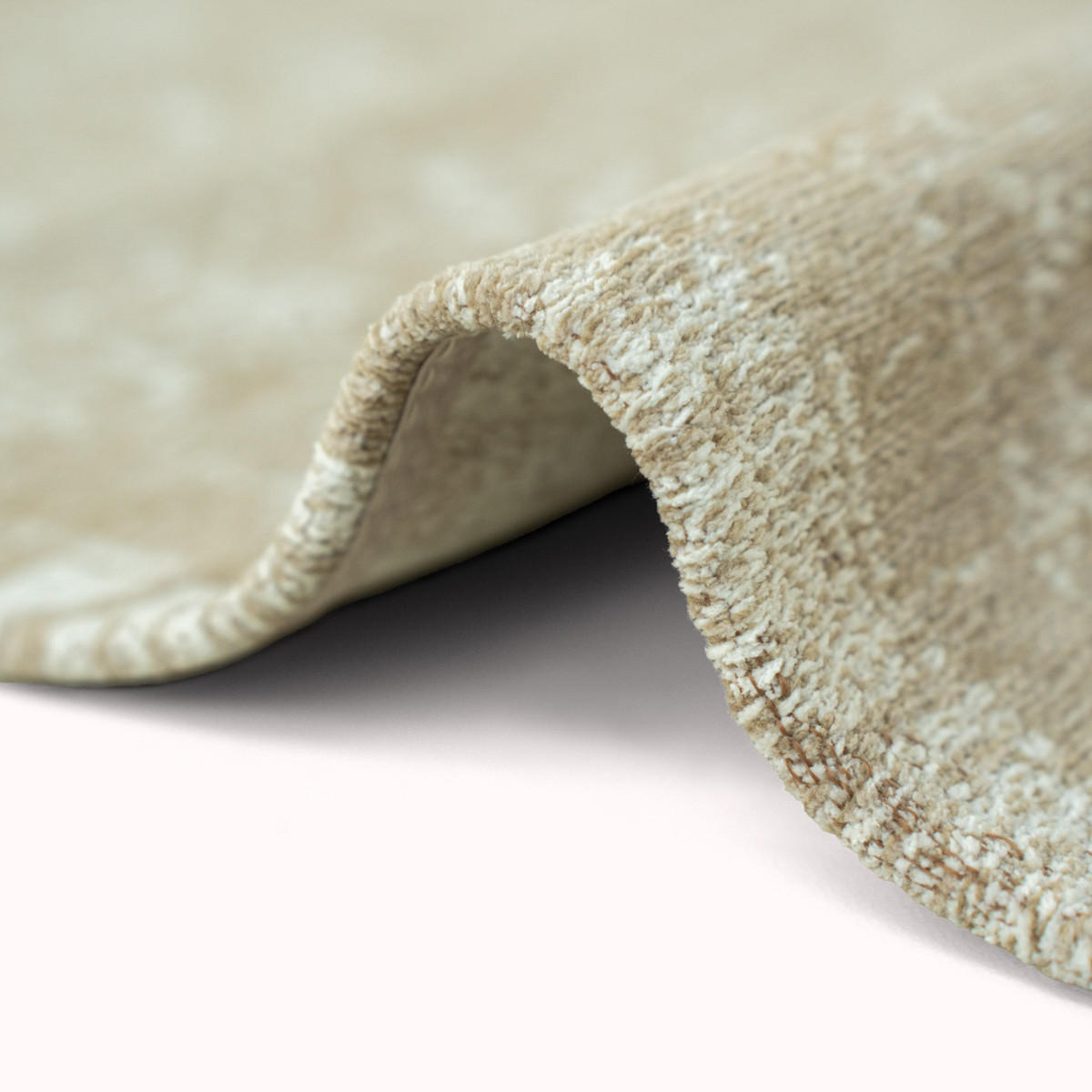 TEPPICH Milk Curry Medallion 140/200 cm - Beige, Textil (140/200cm) - Louis De Poortere