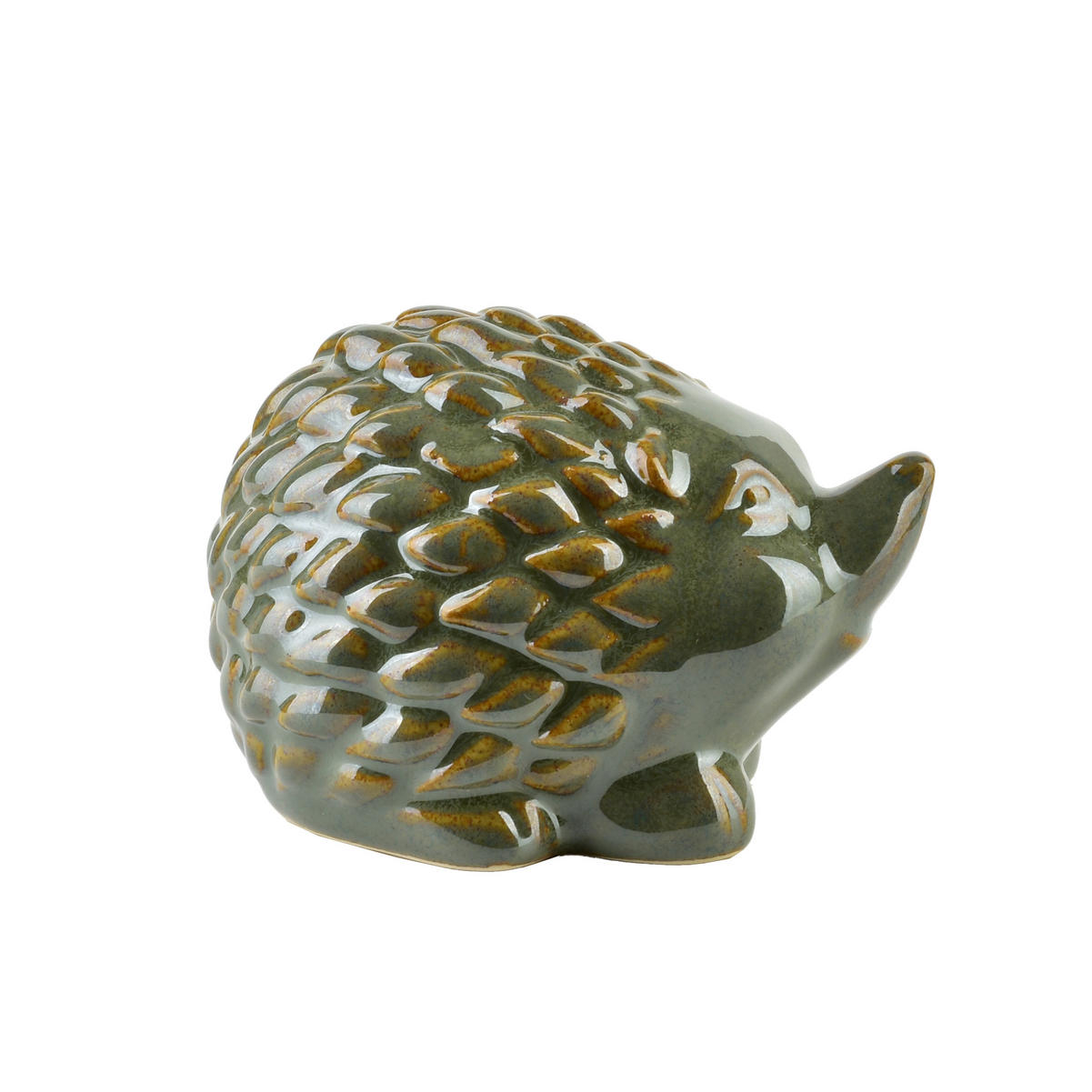 FIGURKA MAVE GREEN, keramika, zelená, 10/8/7cm - zelená barva, keramika (9/8/11cm) - Mondex