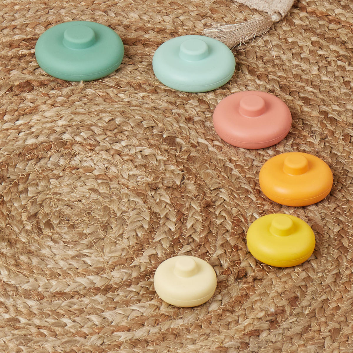 STAPELTURM Silikon Baby Tropical Vibes - Multicolor, Kunststoff (80/80cm) - Bieco Spielwaren