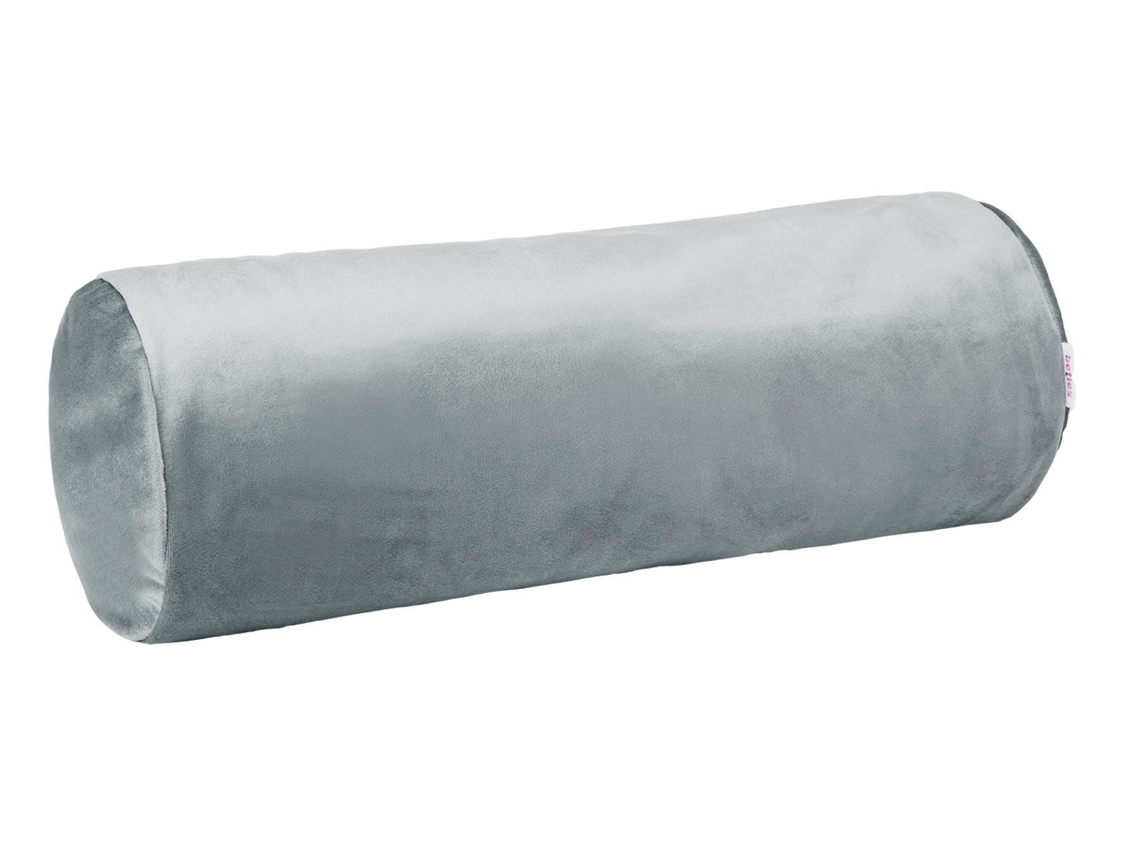 NACKENROLLENHÜLLE Samt&Sonders stein-grau 40/15 cm - Grau, Textil (15/40cm) - beties Heimtextil