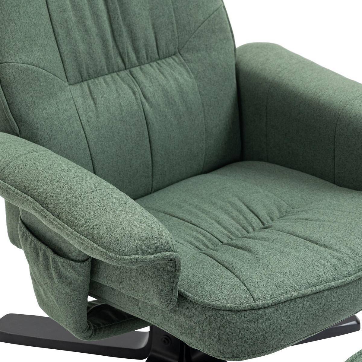 RELAXSESSELSET CHARLY - Dunkelgrün, Textil (76/87/61cm) - IDIMEX