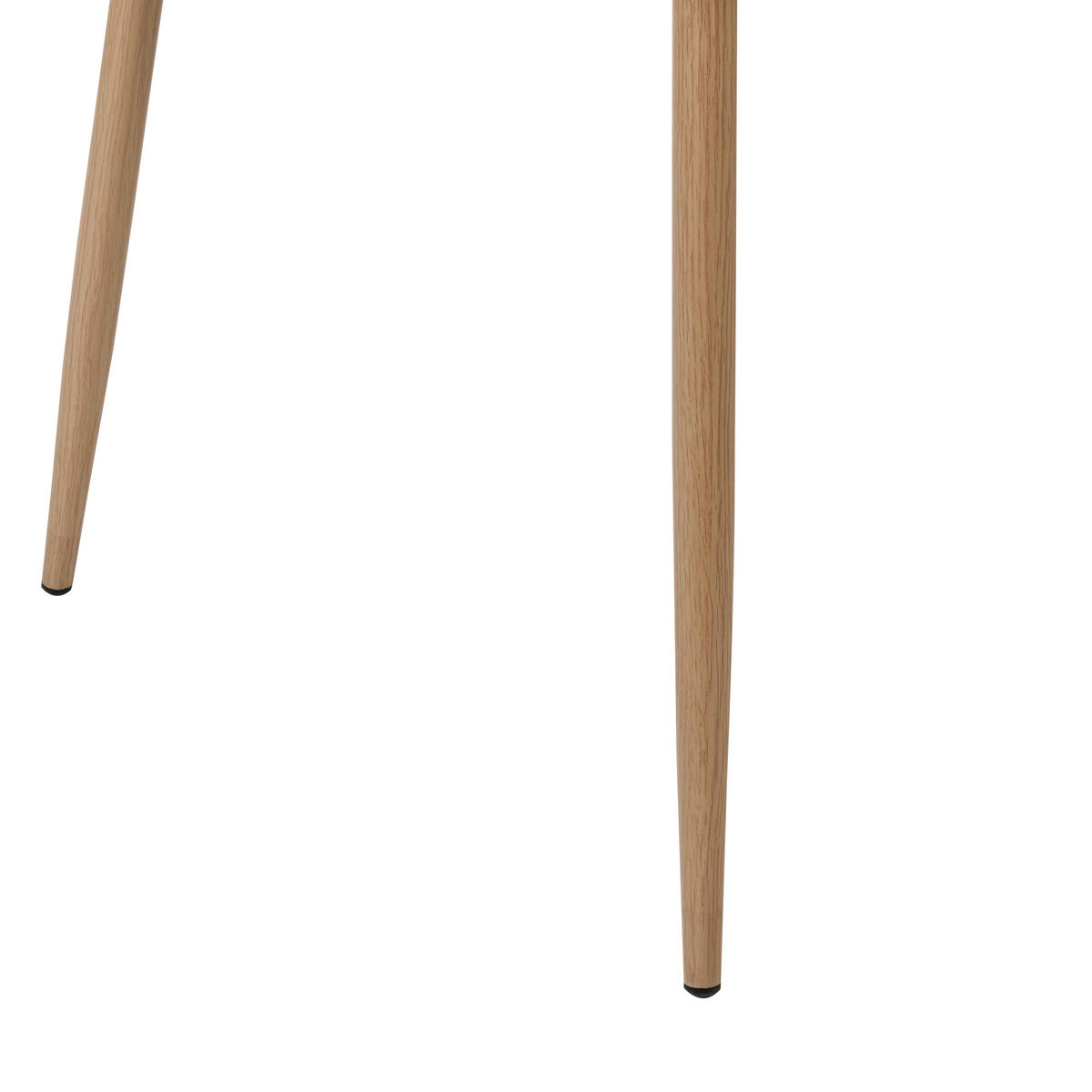 ESSZIMMERSTUHL 2er-Set Kunststoff Weiß/Heller Holzfarbton Fonda II - Grün, Kunststoff/Metall (57/83/51cm) - Beliani