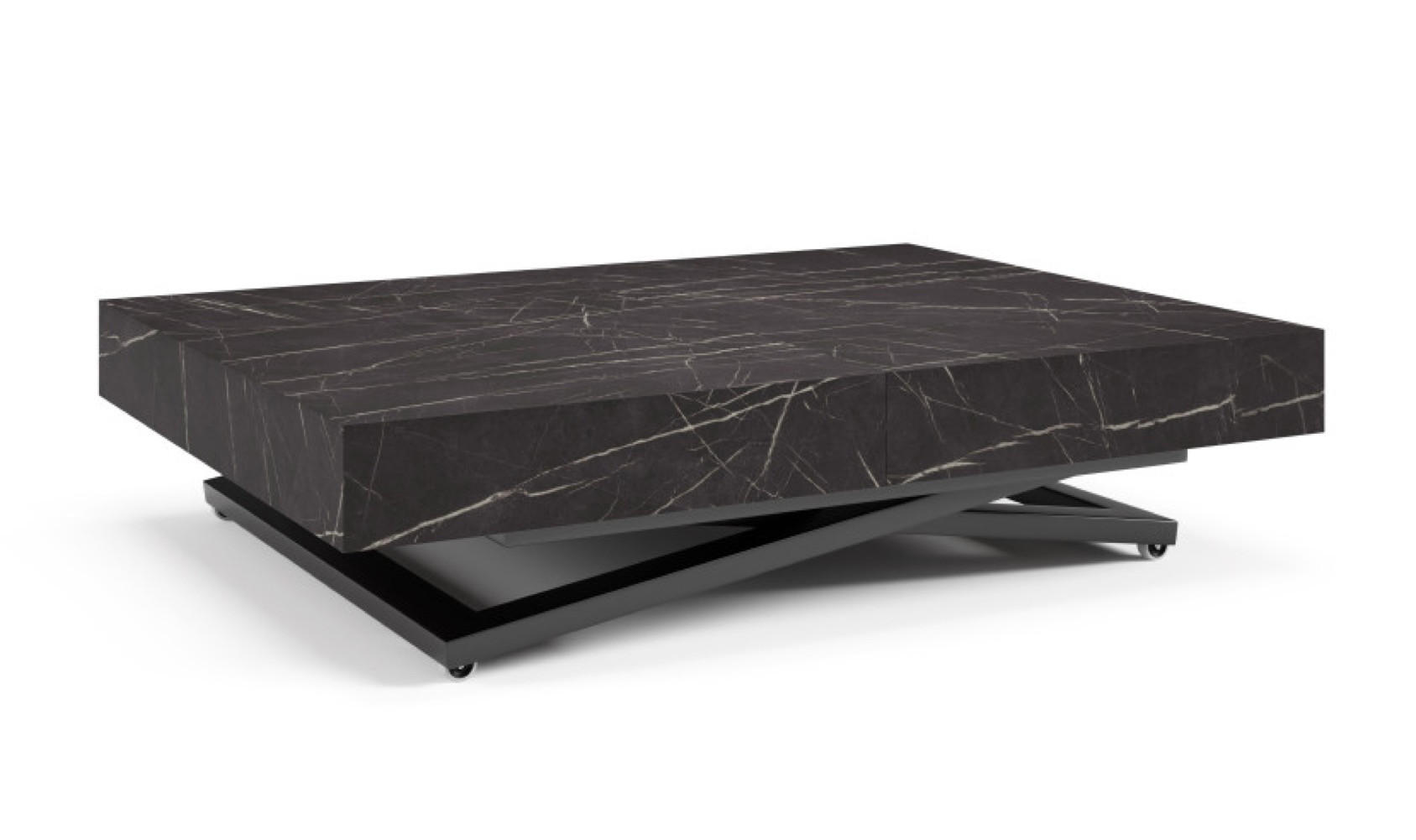 Sepro Meble Tisch Schwarz 80x80x80 cm
