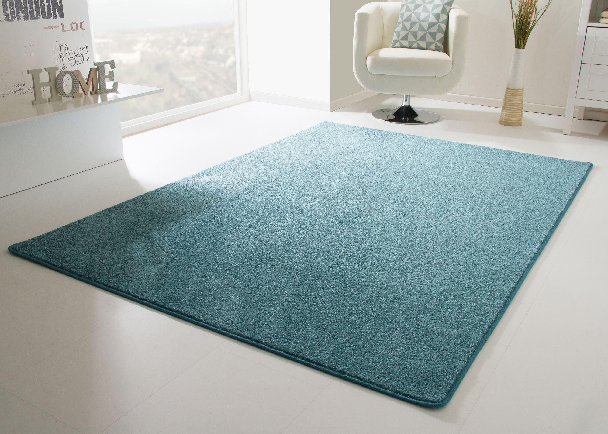 TEPPICH 200/250 cm Cambridge - Türkis, Textil (200/250cm) - Steffensmeier