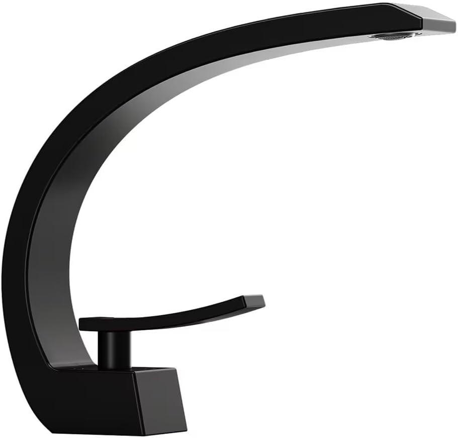 WASCHTISCHARMATUR , mit einem Griff - Schwarz, Metall (18/8/35cm) - BELZ