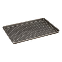 BACKBLECH Perforiert 39/27 cm - Anthrazit, Metall (27/2/39.2cm)