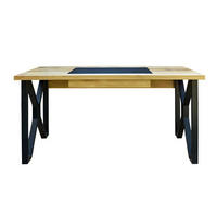 SCHREIBTISCH mit Schubladen zum Büro GORAN I - Eichefarben, Holz (70/150/75cm) - Rawood Furniture