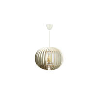 HÄNGELAMPE BOLZANO Weiß Holz - Weiß, Holz (36/36/70cm) - KAWOLA