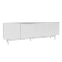 TV-ELEMENT Weiß 175/38/56 cm - Weiß, Holz (38/56/175cm) - Urban Meuble