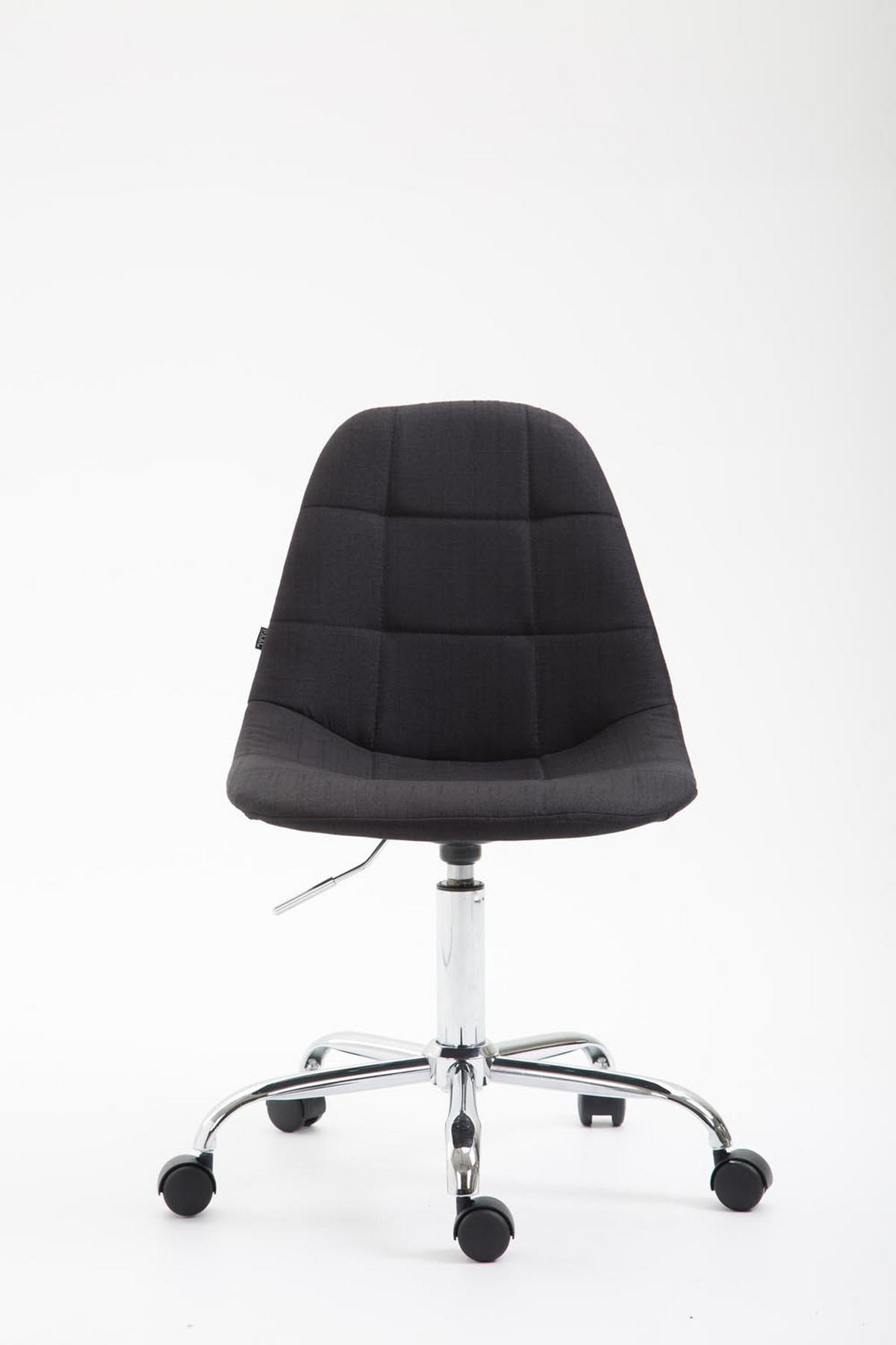 BÜROSTUHL Rhein, Stoff Schwarz - Schwarz, Textil/Metall (47/89/56cm) - TPFLiving
