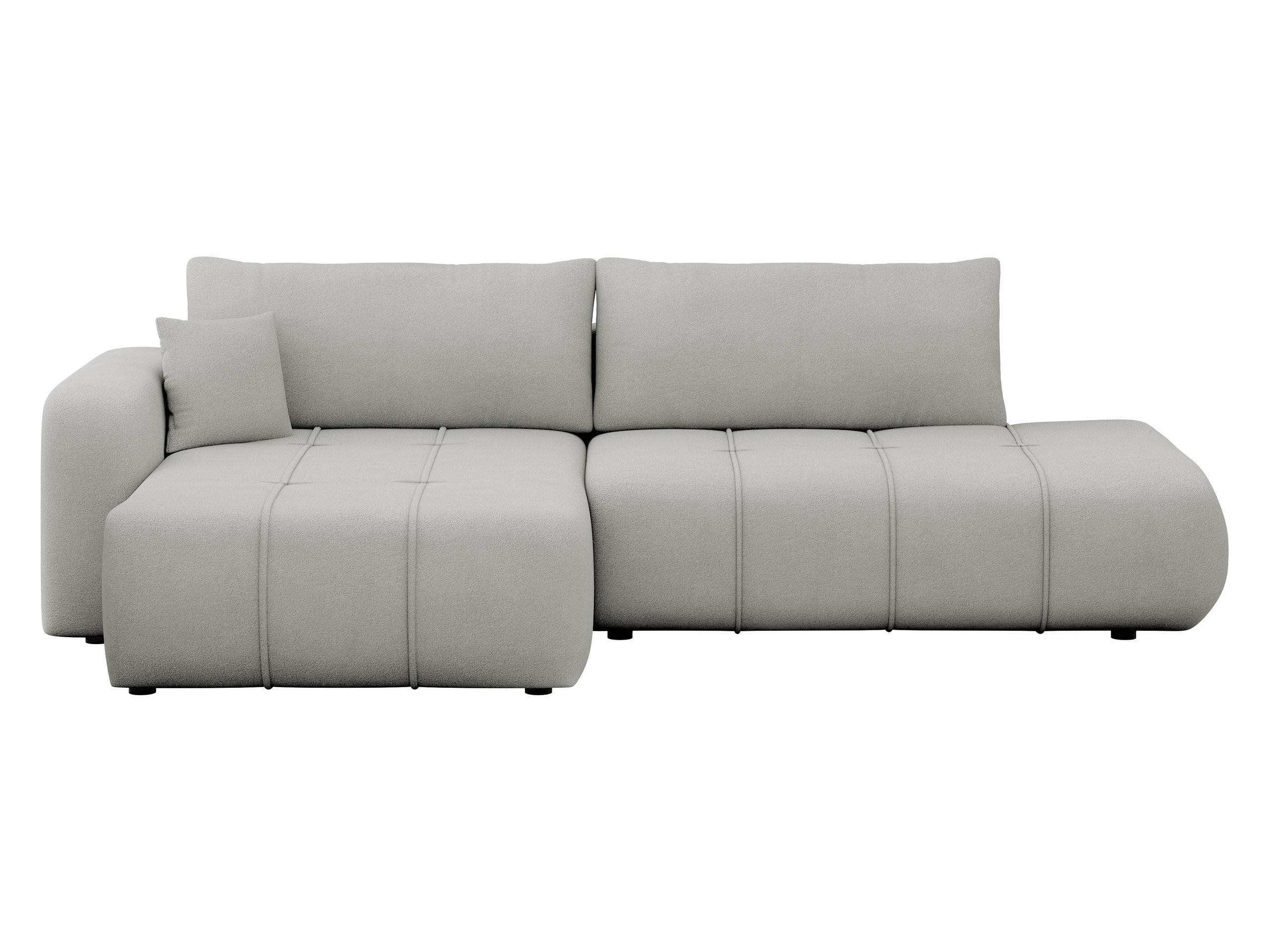 ECKSOFA Furyn O, Seite: Links - Schwarz/Grau, Holzwerkstoff/Kunststoff (262/145cm) - MIRJAN24
