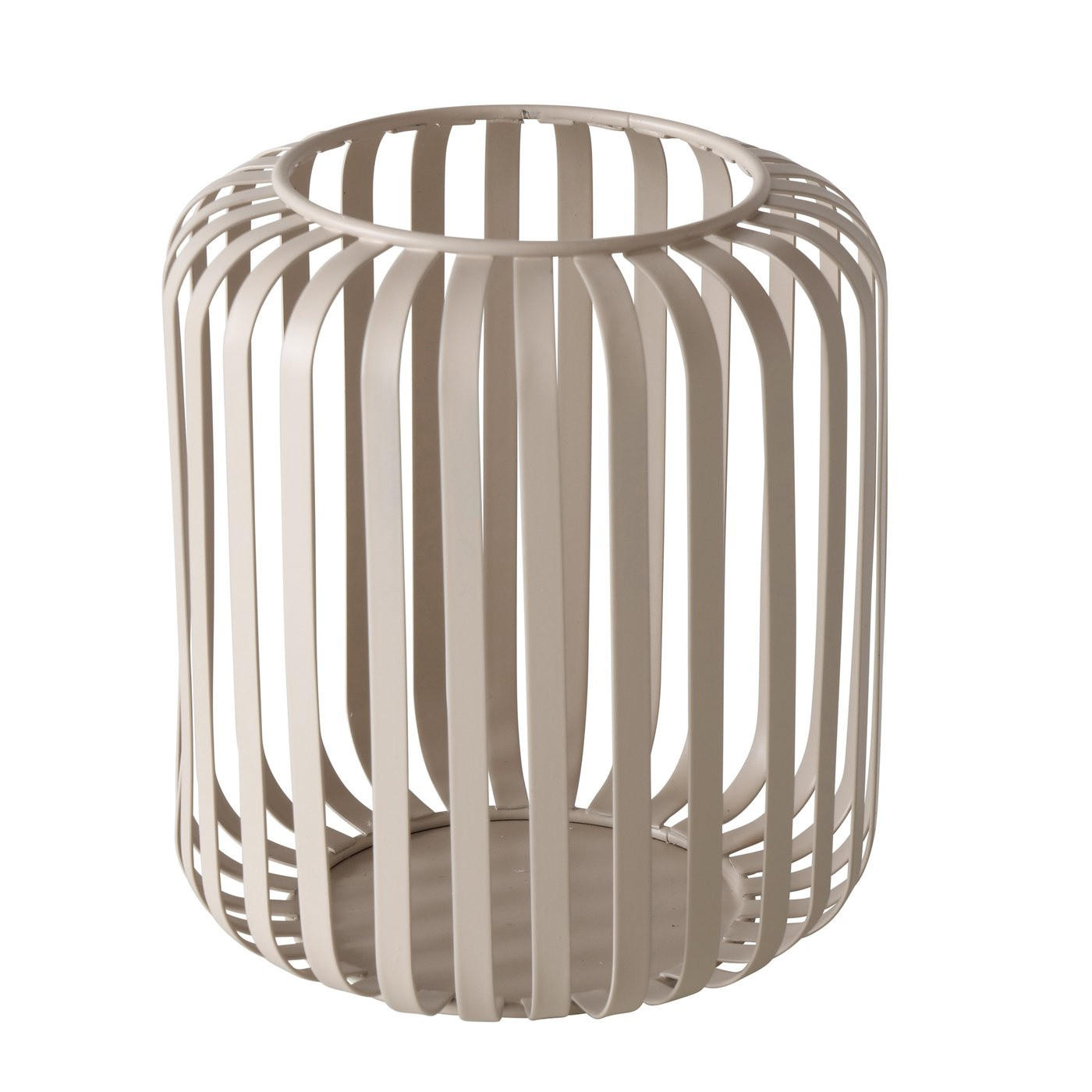 METALLLATERNE Viki 13/13/15 cm - Beige, Metall (13/15/13cm) - Boltze Home