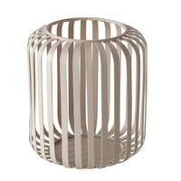 METALLLATERNE Viki 13/13/15 cm - Beige, Metall (13/15/13cm) - Boltze Home