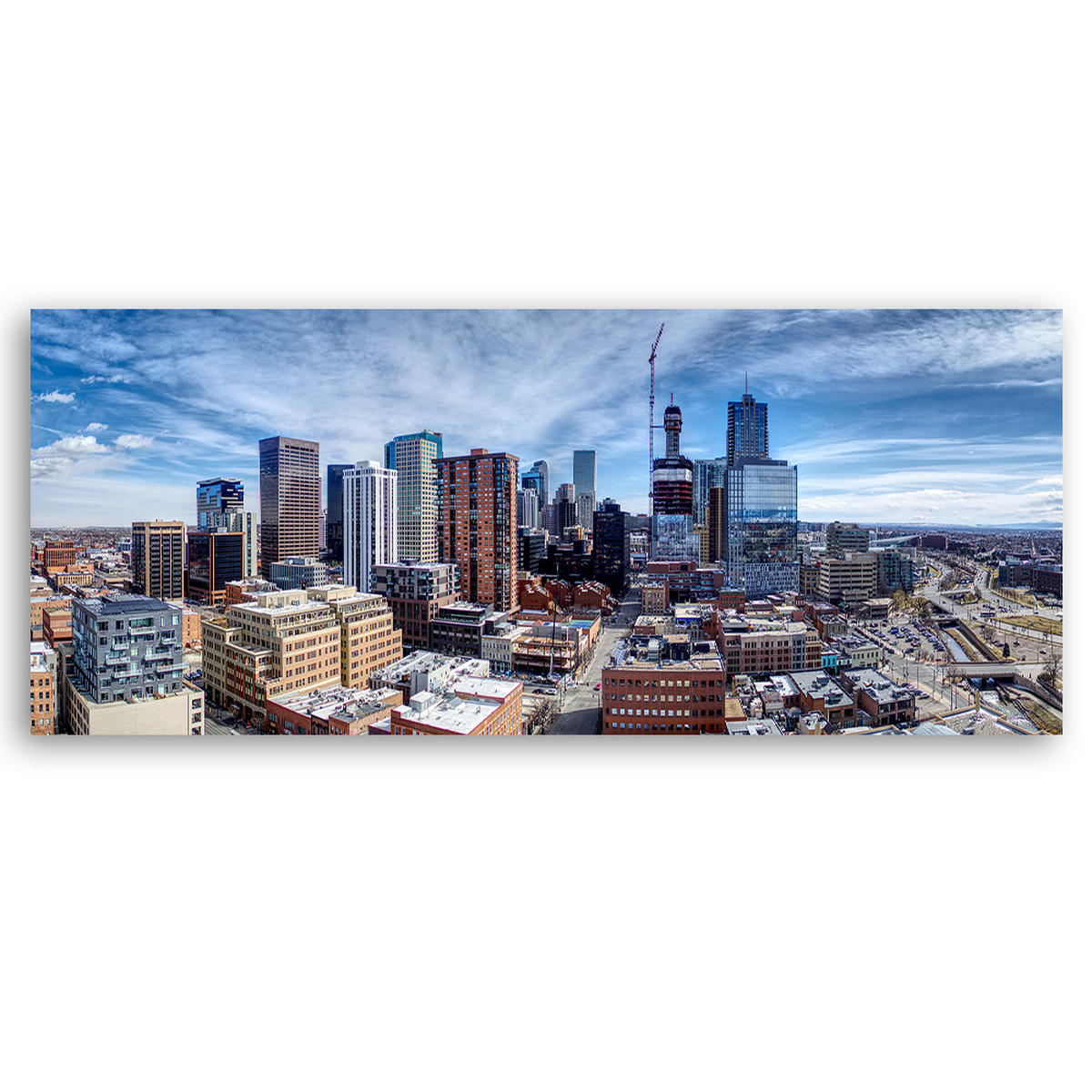 WANDBILD gebäude in new york - Grau, Textil (90/30cm) - Feeby