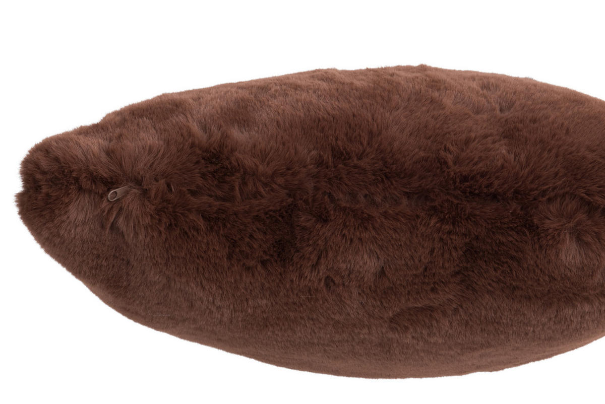 KISSEN CUTIE - Pelz - Braun - Braun, Fell (45/45cm) - J-Line