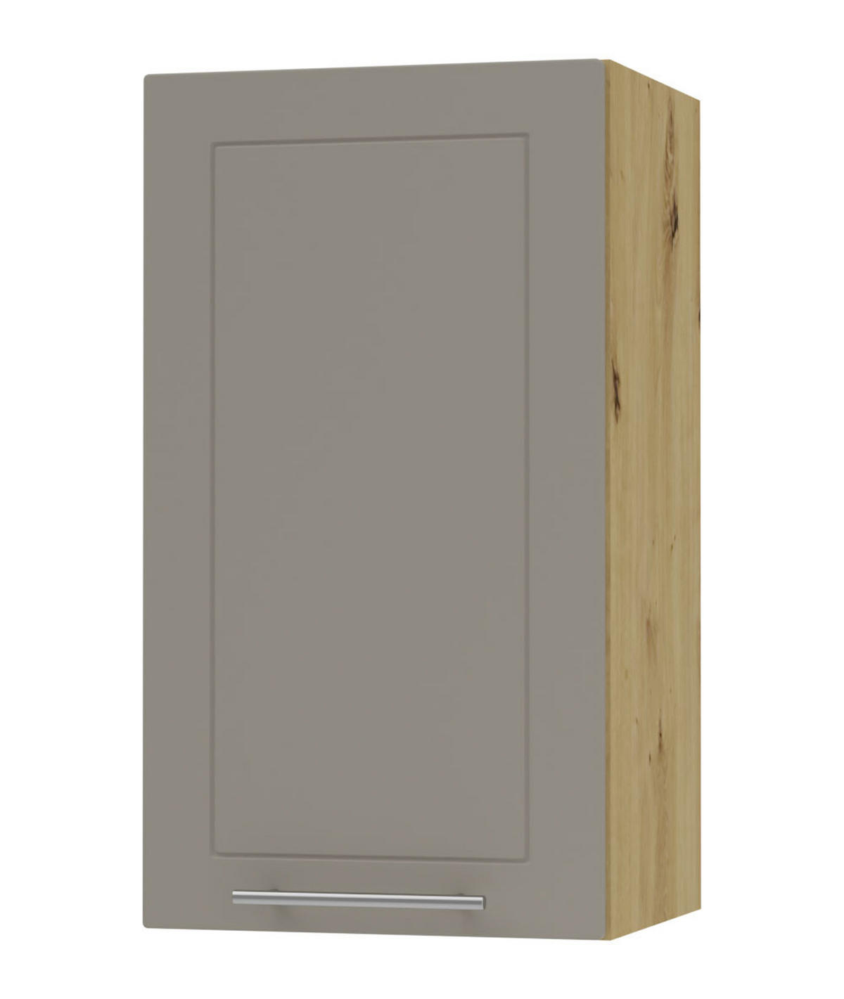 KÜCHENHÄNGESCHRANK Kvantum W2/40 Beige Matt / Eiche Artisan Matt 40 / 32,5 / 72cm - Beige/Eiche Artisan, Holz/Holzwerkstoff (40/72/32.5cm) - Feldmann-Wohnen