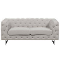 2-SITZER-SOFA Polyester Beige Vissland - Beige, Textil (172/71/87cm) - Beliani