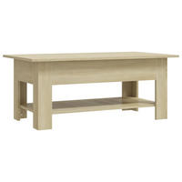 COUCHTISCH Sonoma-Eiche 102x55x42 cm Holzwerkstoff - Braun, Holzwerkstoff (102/55/42cm) - furnicato