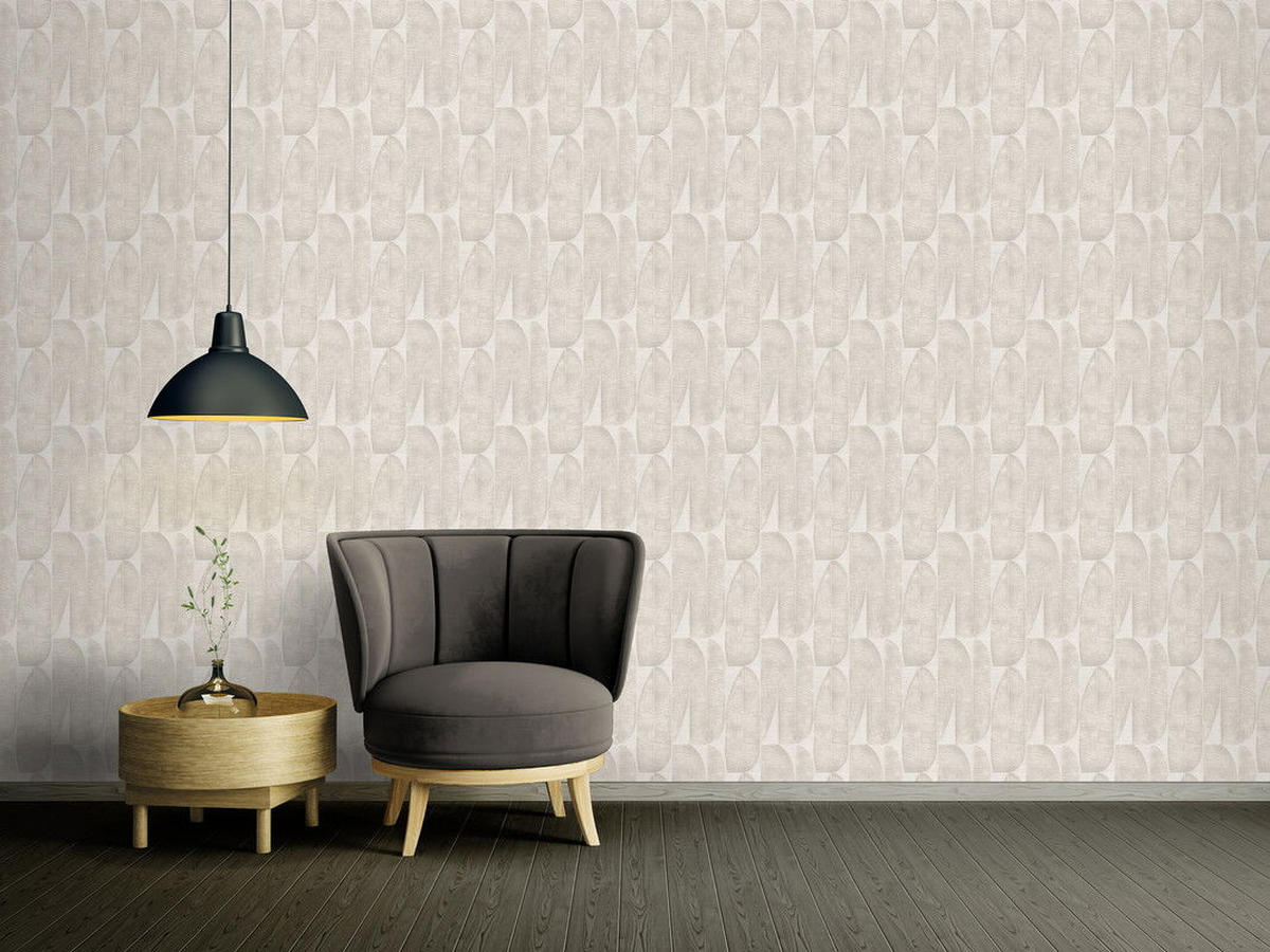 VLIESTAPETE Beige 53/1005 cm - Beige, Textil (53/1cm) - KUNSTLOFT
