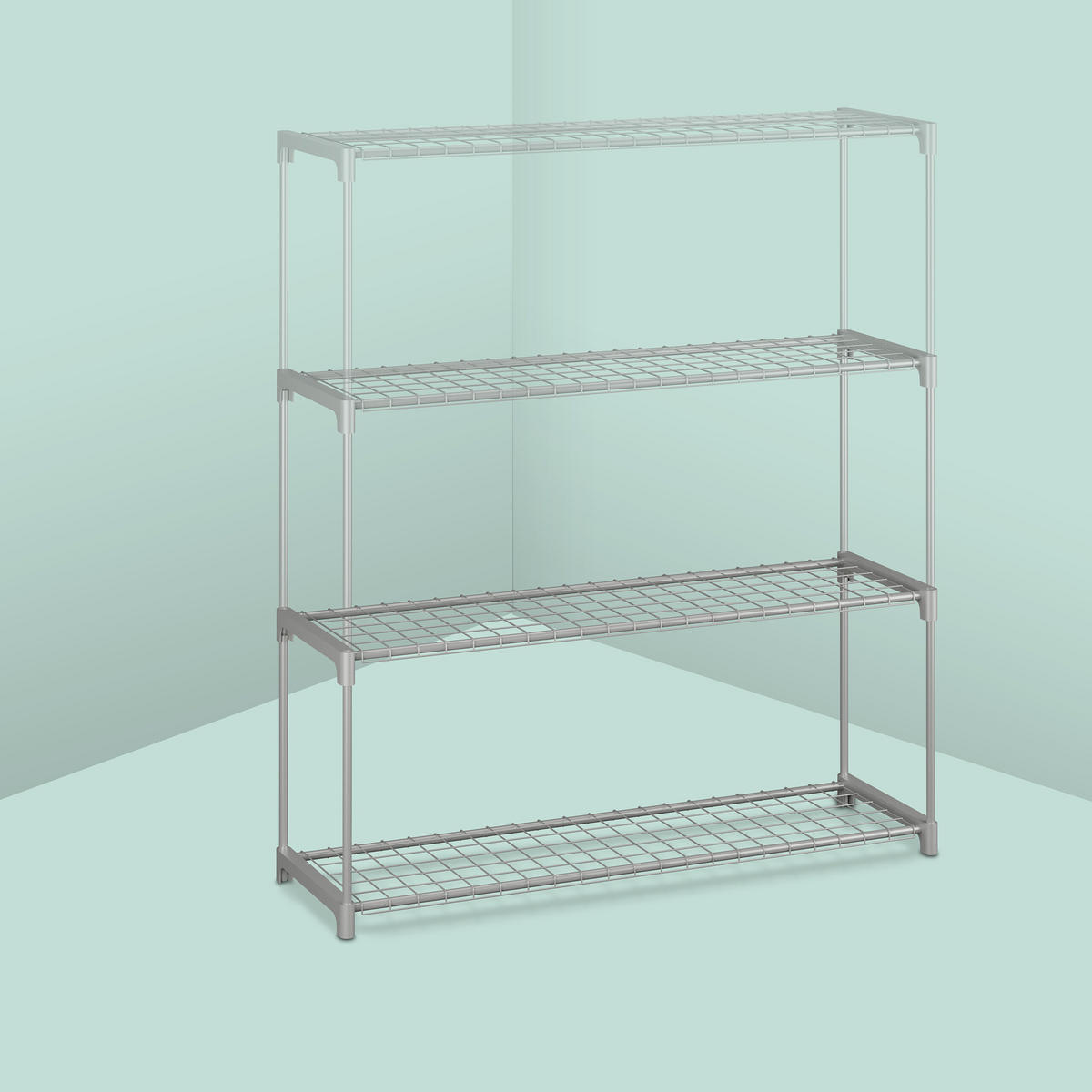 BLUMENREGAL - Grau, Kunststoff/Metall (91/174/28cm) - Relaxdays