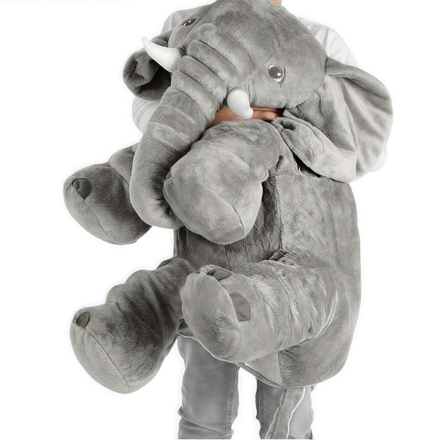 KUSCHELTIER Elefant 60 cm Grau - Grau, Textil (40/60cm)