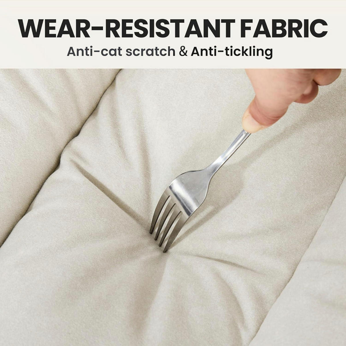 BÜROSTUHL mit Rollen und hoher Rückenlehne Beige - Beige, Textil (72/106/72cm)