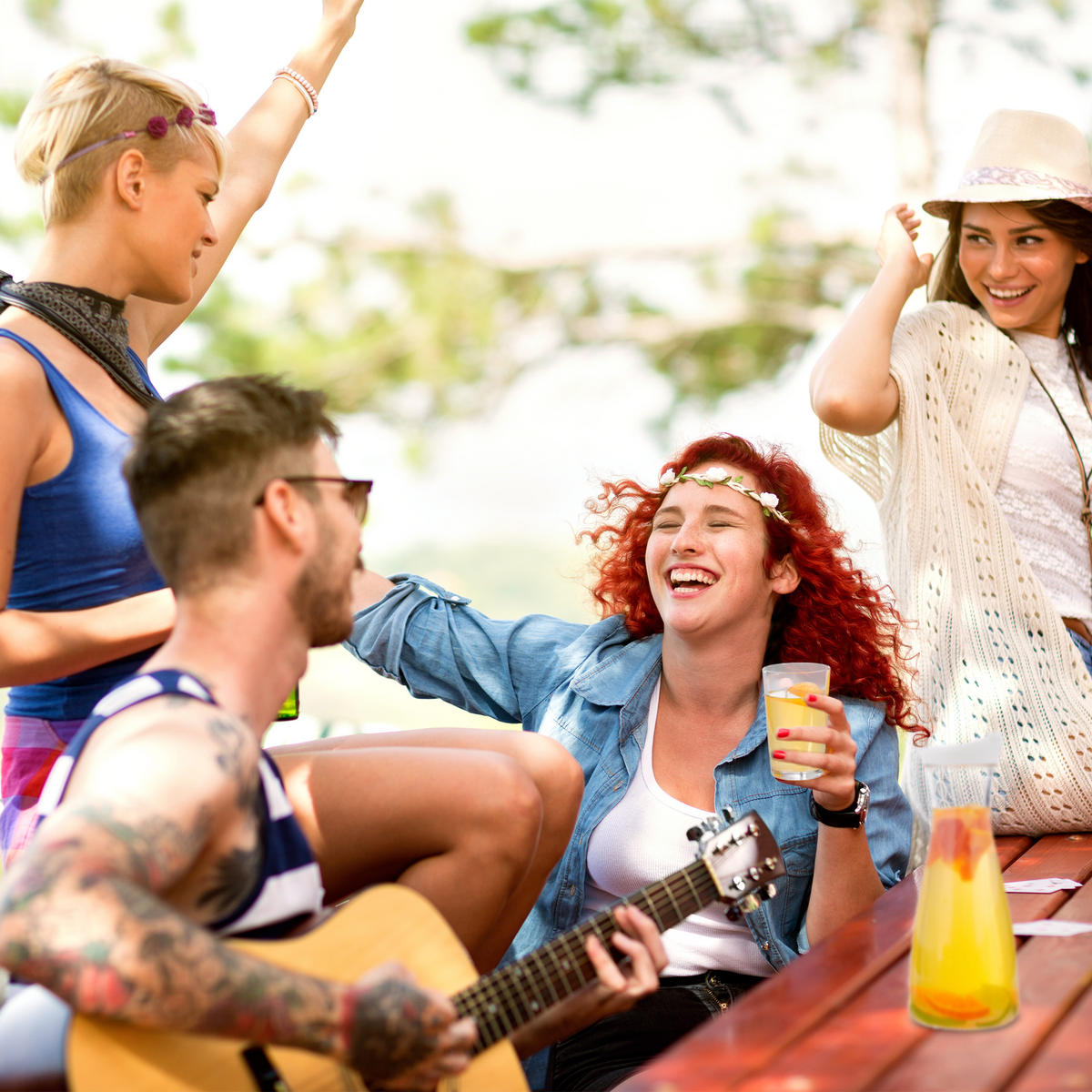 5-TLG.GLÄSERSET - Transparent, Glas/Kunststoff (0.9L) - Relaxdays