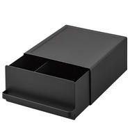 ARBEITSPLATTEN-SCHUBLADE Tower schwarz 22/11/27 cm - Schwarz, Metall (22/11/27cm) - Yamazaki