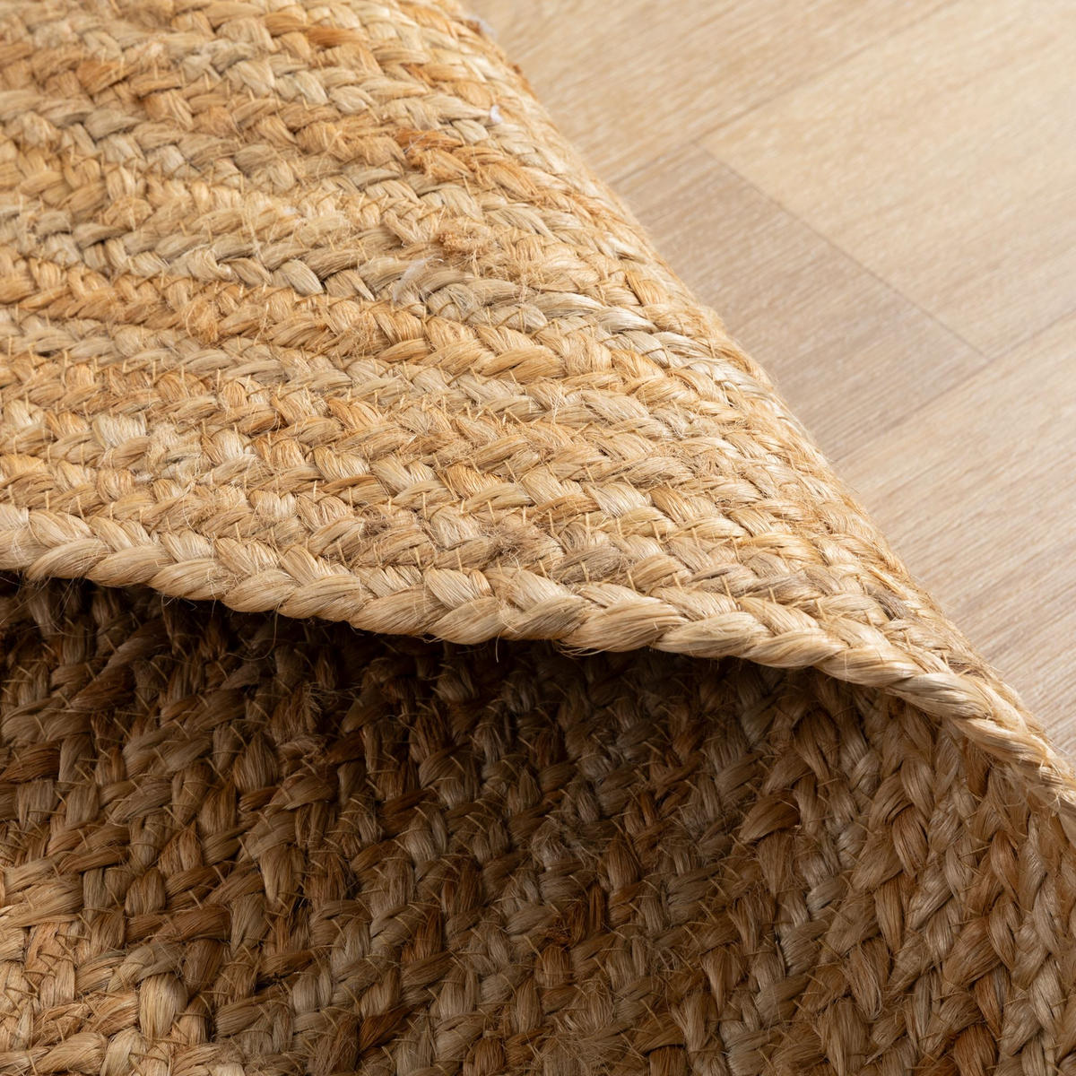 FLACHGEWEBETEPPICH 100/100 cm Goa Rund - Naturfarben, Naturmaterialien (100/100cm) - Steffensmeier