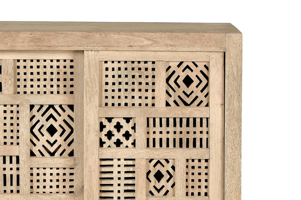 SIDEBOARD aus Mangoholz - Braun, Holz (40/90/90cm) - Giner y Colomer