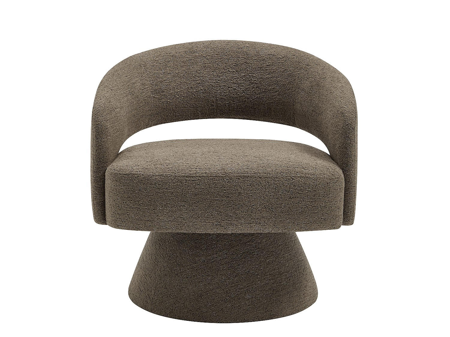 SESSEL mit gerader Rückenlehne - 1 Person - Stoff - Taupe - - Taupe, Textil (71/72/68cm) - Vente-Unique