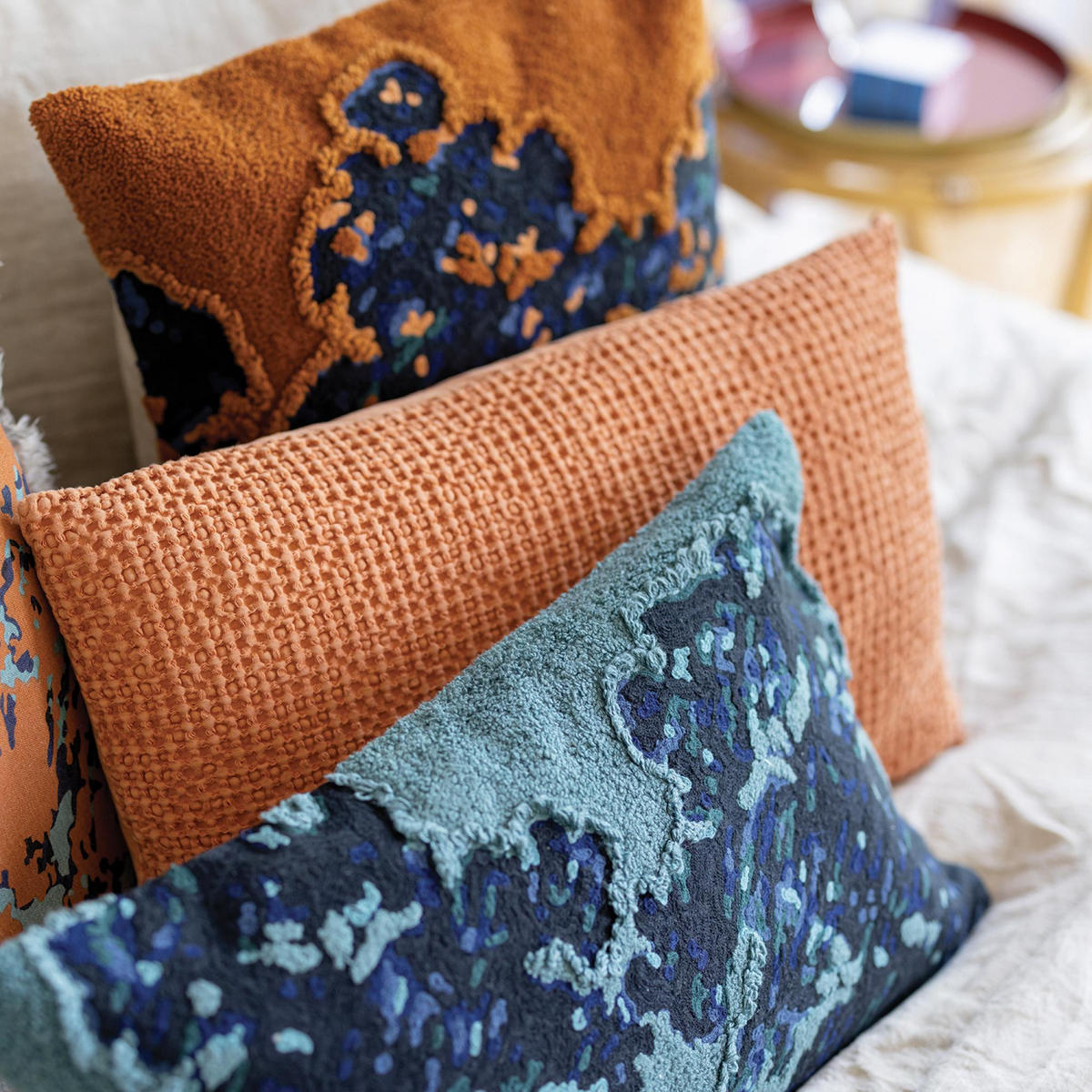 KISSEN Maia pumpkin 30 x 50 cm - Orange, Textil (30/50cm) - Vivaraise