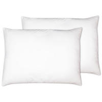 KISSEN, 2er-Set, 50x70 cm, 100% Polyester, Weiß - Weiß, Textil (50/70cm) - Zollner