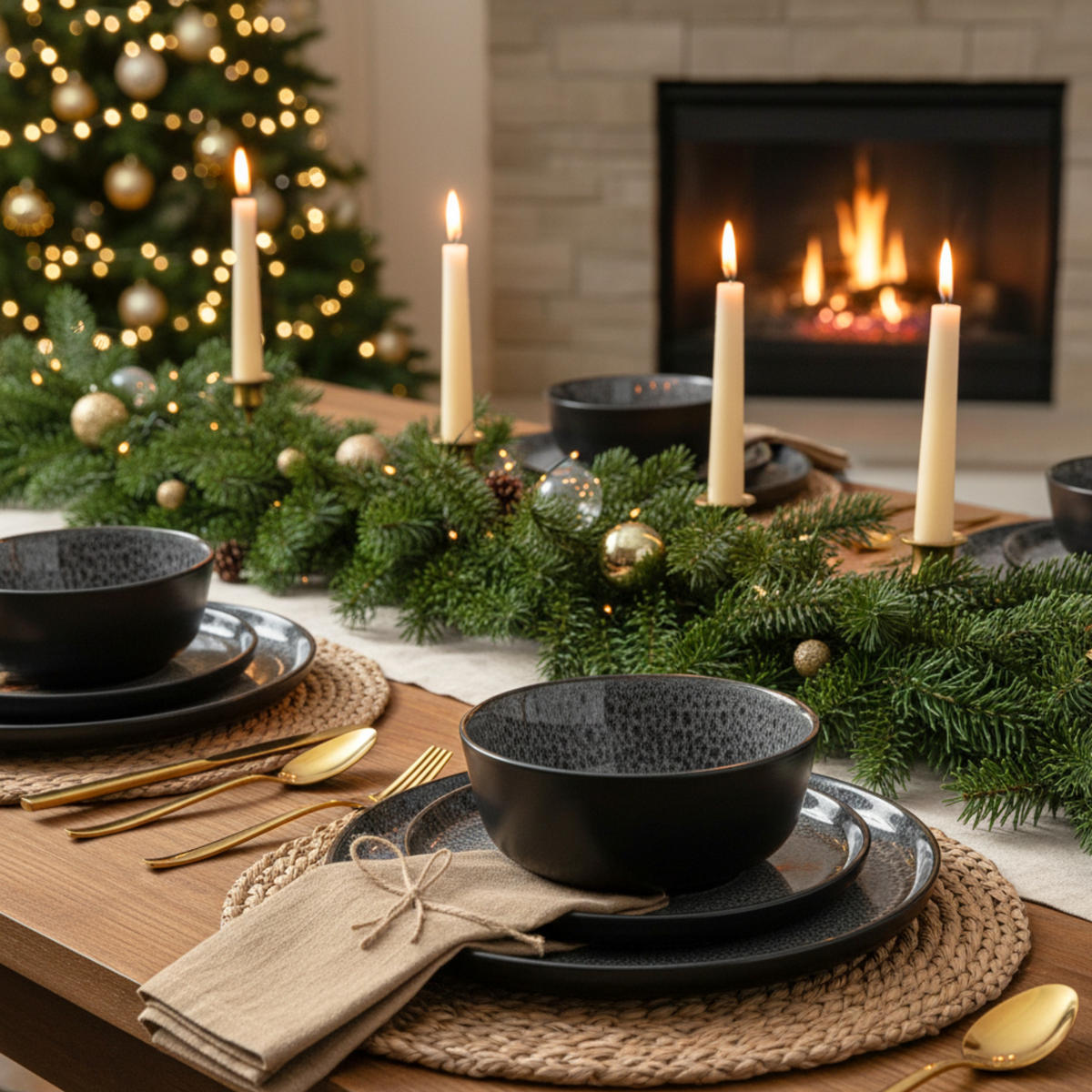 KOMBISERVICE SYDNEY - 30-teilig aus Steingut - Grau, Keramik (44/45/54cm) - Sänger