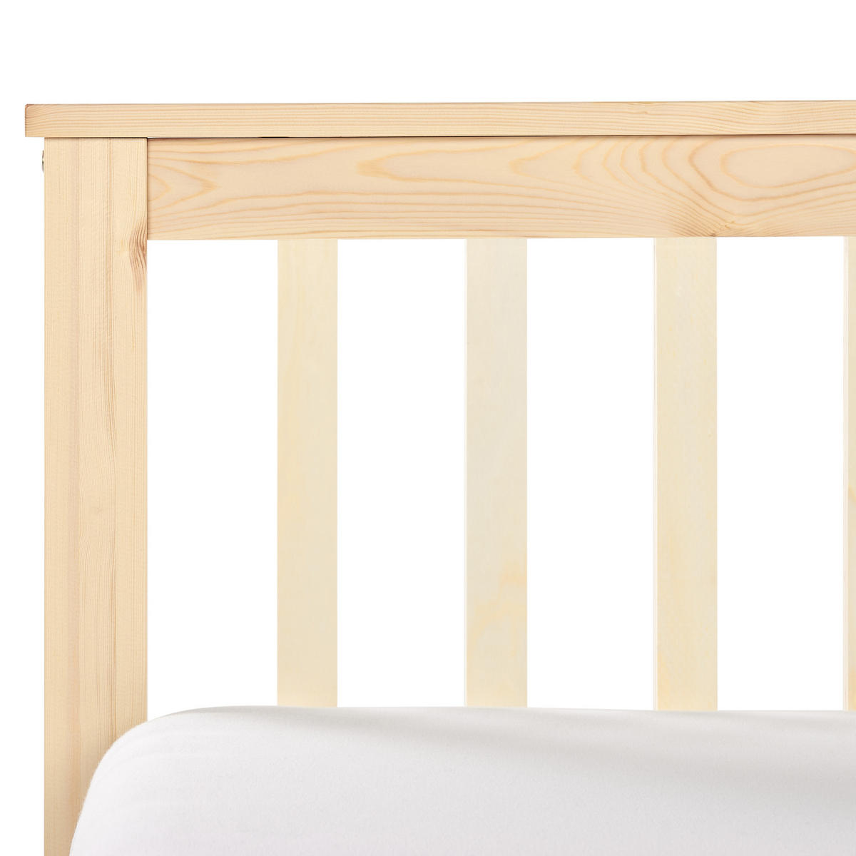 BETT mit Lattenrost 90x200 cm Heller Holzfarbton Olendon - Hellbraun, Holz (90/200cm) - Beliani