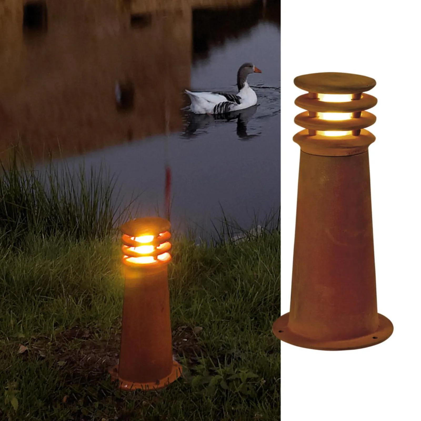 WEGELEUCHTE Rusty Rostfarbig - Rostfarben, Metall (9.5/9.5/40cm) - SLV