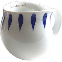 KAFFEEBECHER Drops blue - Goldfarben/Multicolor, Keramik (0.28L) - Luigi Colani Porzellan