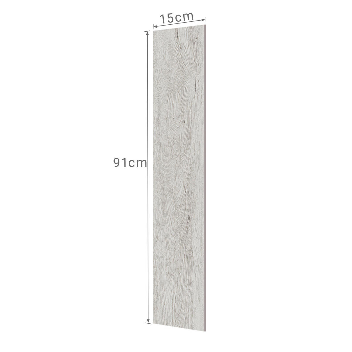 PVC Bodenbelag - Hellbraun, Kunststoff/Stein (1.8/91/15cm) - Relaxdays