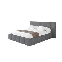 POLSTERBETT mit Bettkasten und Lattenrost, Bett mit Matratze H3/H4 - NILO 140x200 Dunkelgrau - Graphitfarben, Holzwerkstoff/Textil (140/200cm) - ALTDECOR